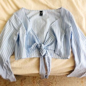 Cotton tie shirt